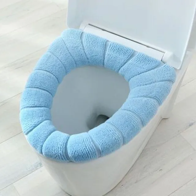 Univerzální pohodlný potah na WC sedátko - Modrá