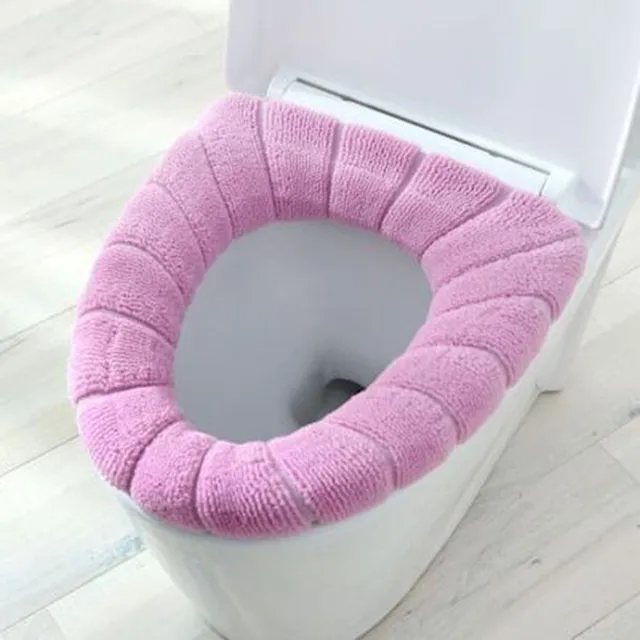 Univerzální pohodlný potah na WC sedátko - Růžová