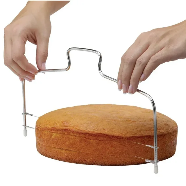 Struna na dort | strunový kráječ dortu, dvojitý - šířka 32 cm - zdvojené