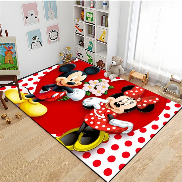 Dětský koberec s motivem Mickey a Minnie - styl A, 120x160cm