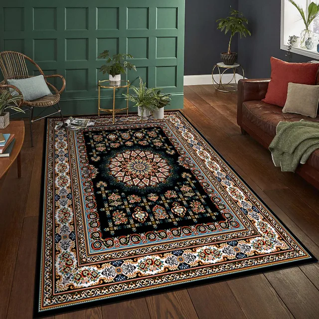Luxusní obdélníkový koberec do obýváku - D, 80 x 120 CM