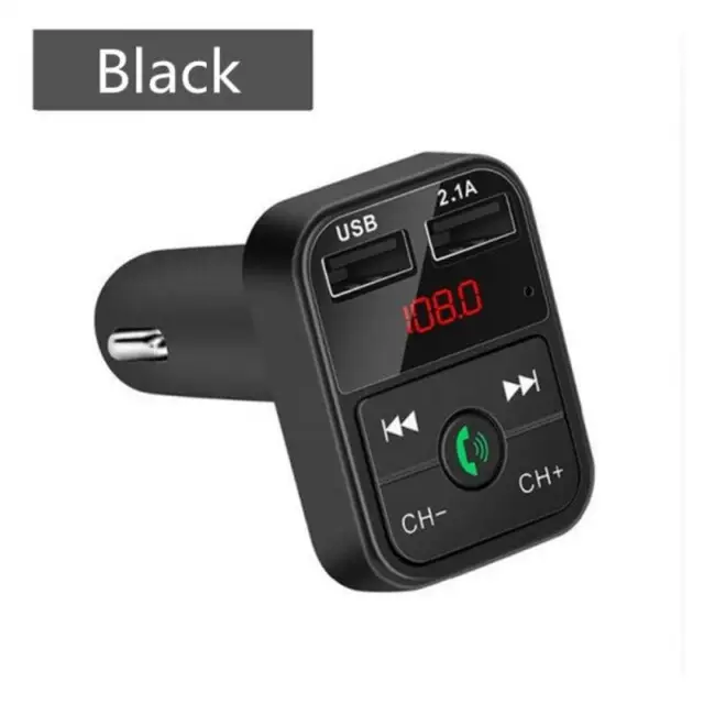 Transmitter do auta | fm modulátor s USB sloty -více barev - černá