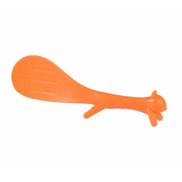 Kuchyňská naběračka | velká lžíce, styl veverka - náhodná barva - oranžový