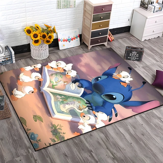 Koberec pro dětský a obývací pokoj s motivem Stitch - styl C, 120x160cm