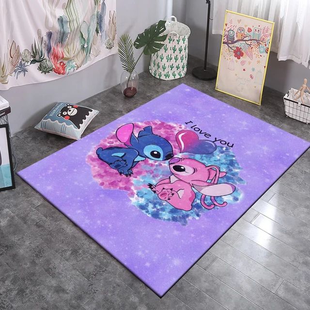 Velký koberec s motivem Lilo a Stitch - Styl E, 160 x 200 cm