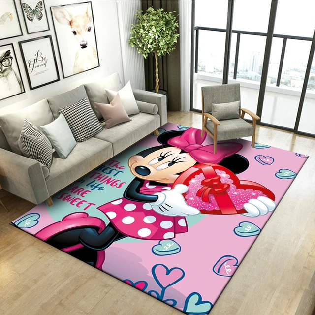 Dětský koberec s motivem Mickey a Minnie - styl B, 50x80cm