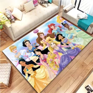 Velký dětský koberec s princeznami