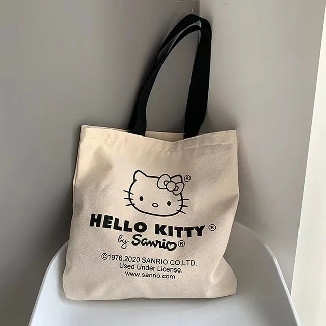 Plátěná taška s motivem Hello Kitty - 1