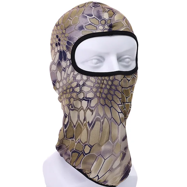 Letní ochranná maska na kolo s UV filtrem - Pouštní kamufláž