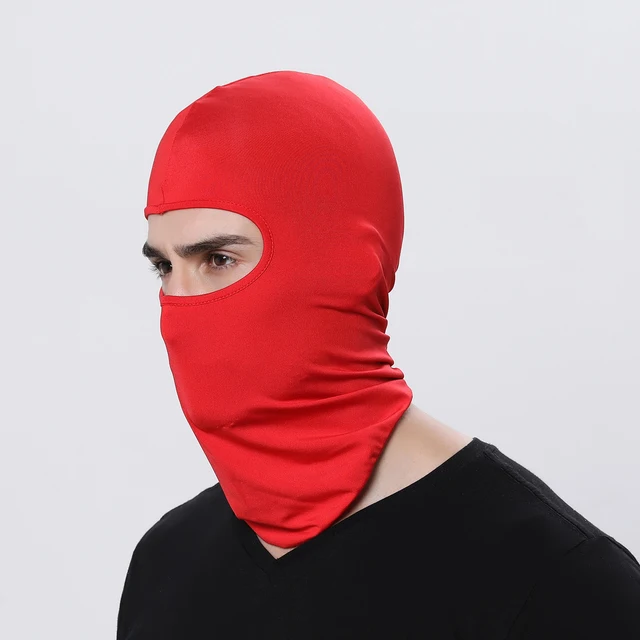 Letní ochranná maska na kolo s UV filtrem - Červené