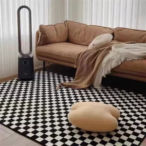 Luxusní kostkovaný koberec do obýváku