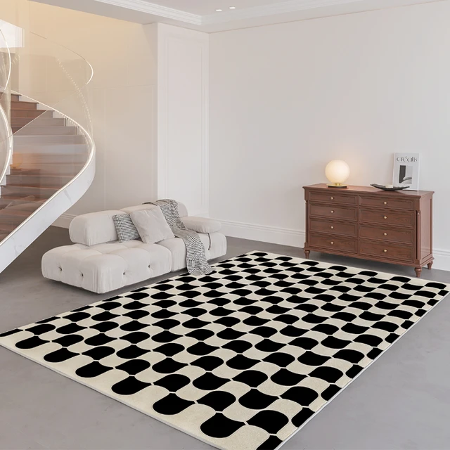 Luxusní kostkovaný koberec do obýváku - G, 180 x 280 cm