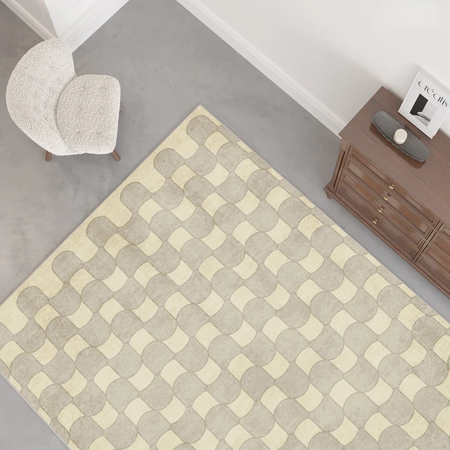 Luxusní kostkovaný koberec do obýváku - já, 180 x 280 cm