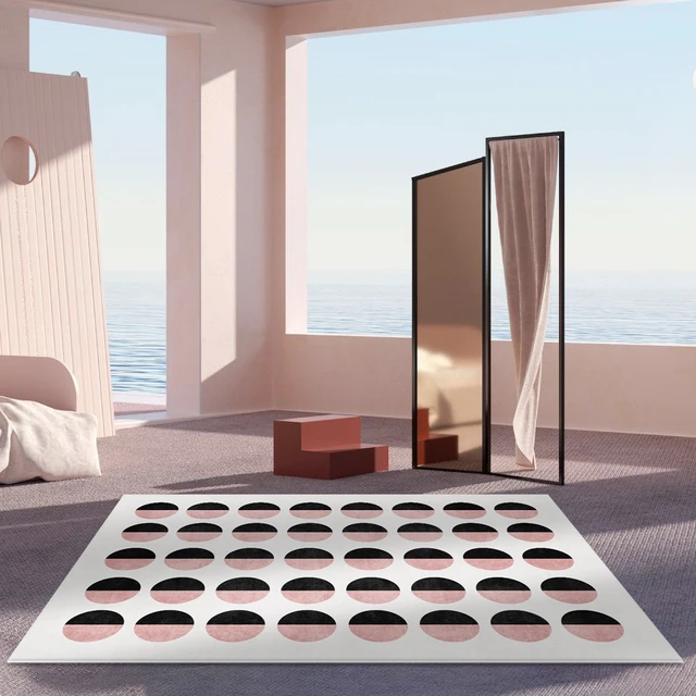 Luxusní kostkovaný koberec do obýváku - Ó, 180 x 280 cm