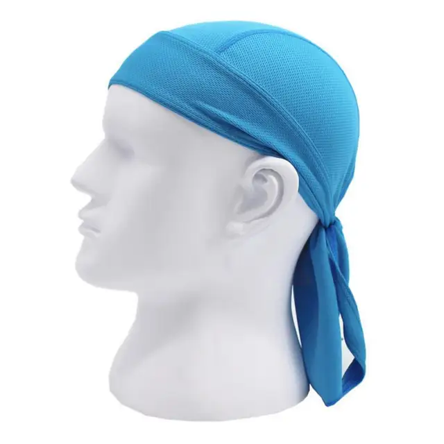 Rychleschnoucí sportovní šátek na hlavu - modrý
