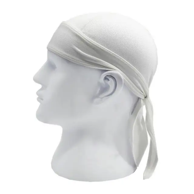 Rychleschnoucí sportovní šátek na hlavu - Bílý