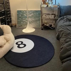 Kulatý koberec do dětského či obývacího pokoje
