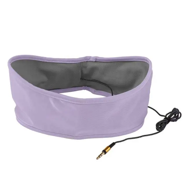Čelenka se sluchátky | maska na spaní - unisex - Fialová