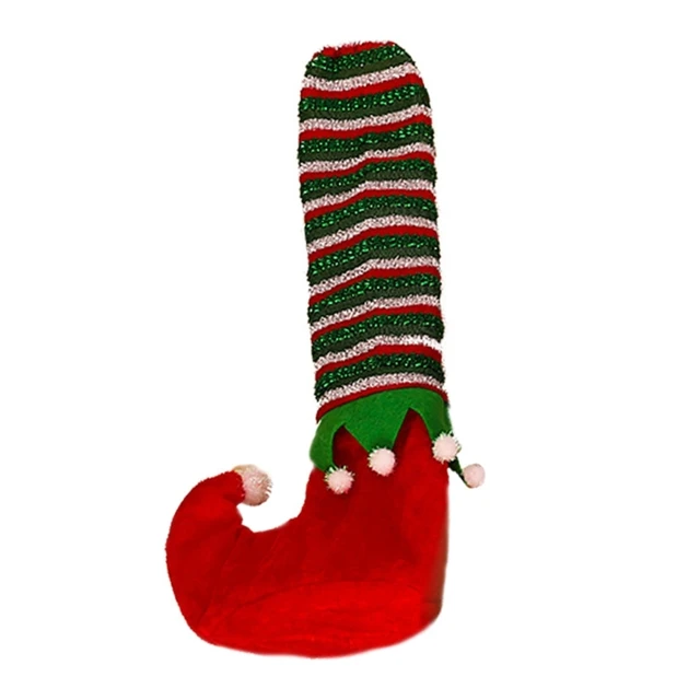 Vánoční potah na nohu židle | vánoční dekorace, styl bota - Červené