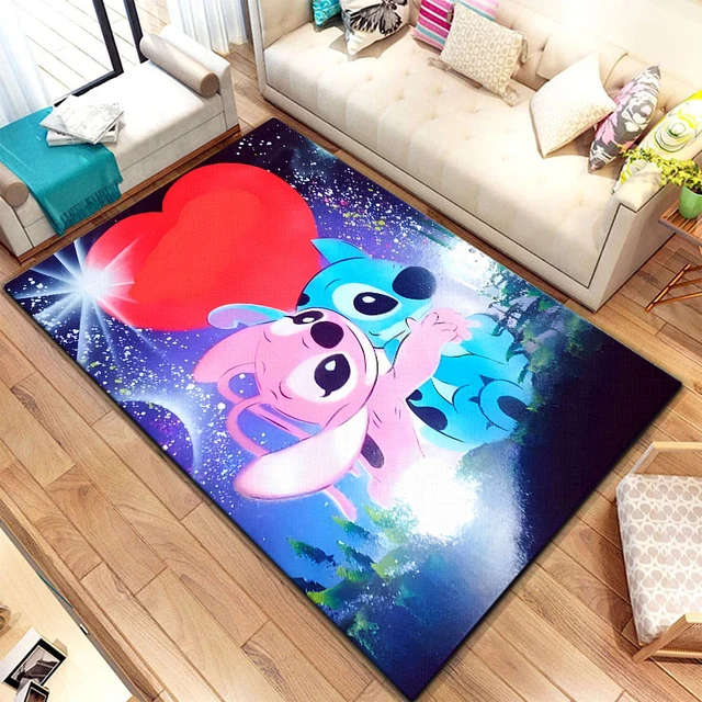 Měkký koberec do dětského pokoje s motivem Stitch - 4, 160 x 200 cm (62 x 78 palců)