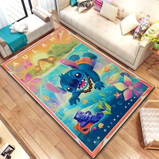 Měkký koberec do dětského pokoje s motivem Stitch - 1, 160 x 200 cm (62 x 78 palců)