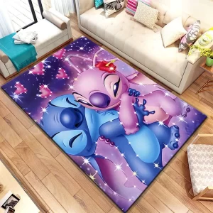 Podlahový koberec do dětského pokoje s motivem Stitch