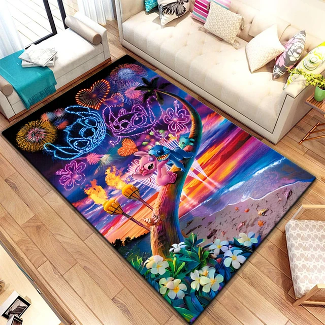 Podlahový koberec do dětského pokoje s motivem Stitch - 26, 80 x 120 cm (31 x 47 palců)