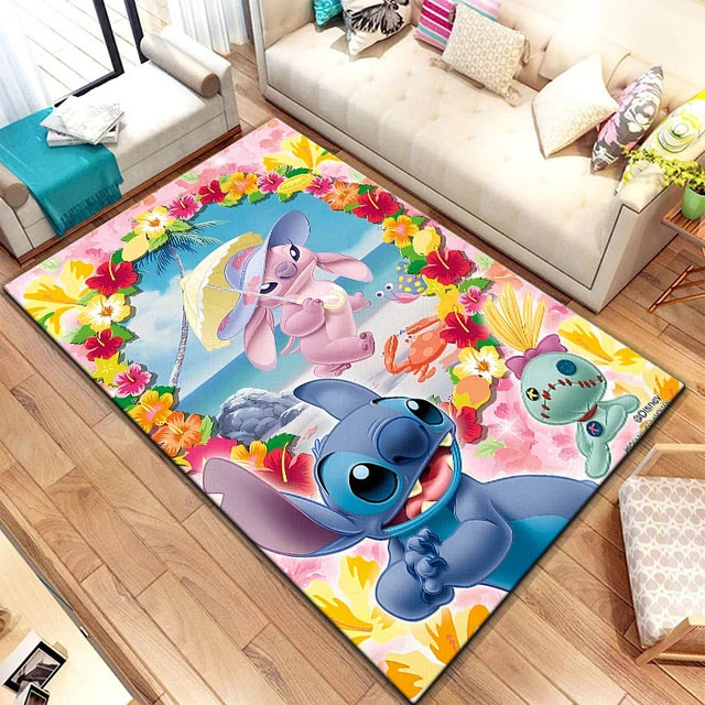 Podlahový koberec do dětského pokoje s motivem Stitch - 1, 80 x 120 cm (31 x 47 palců)