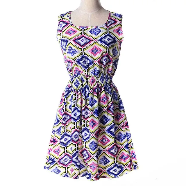 Letní šaty ve stylu retro - 3, XL