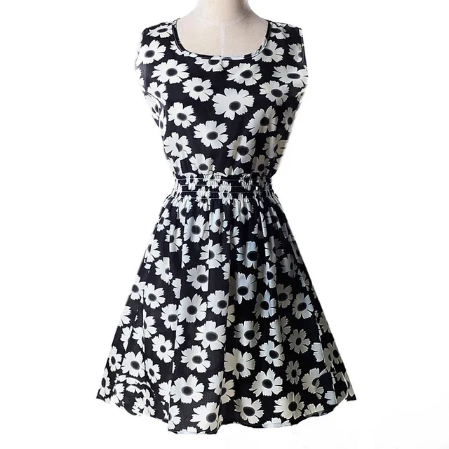 Letní šaty ve stylu retro - 2, XXL