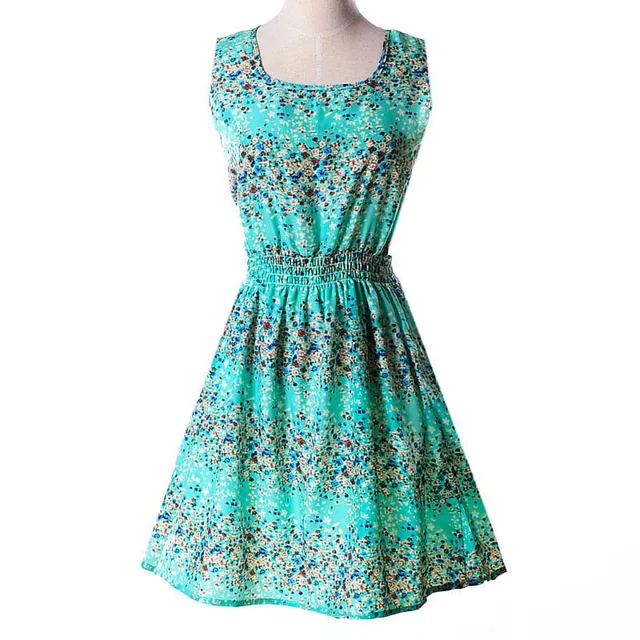Letní šaty ve stylu retro - 5, XXL