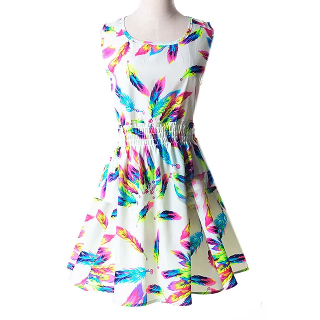 Letní šaty ve stylu retro - 4, XXL