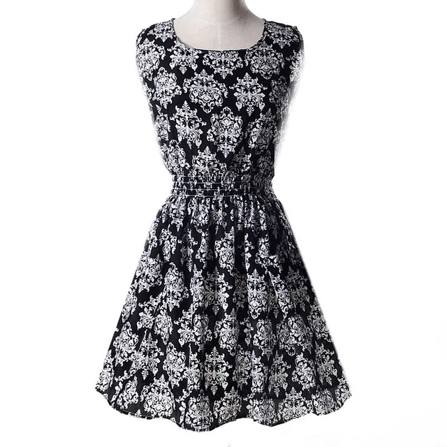 Letní šaty ve stylu retro - 6, XXL