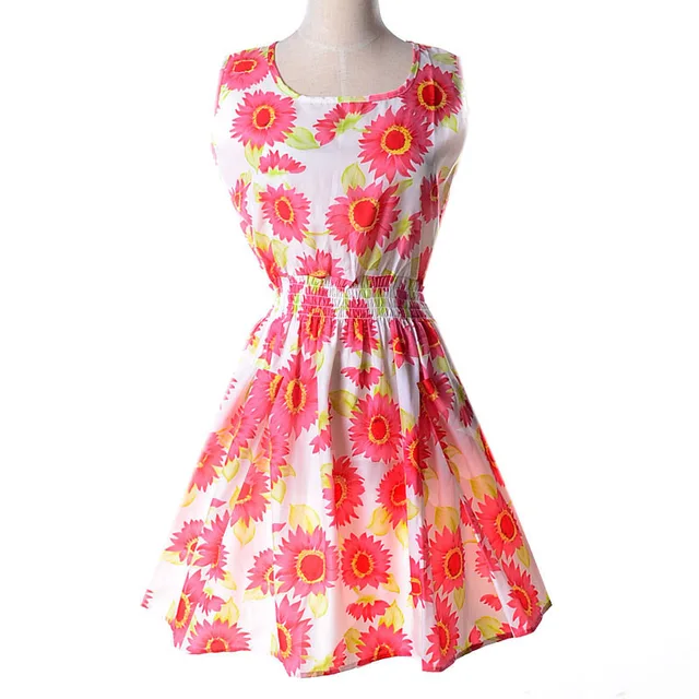 Letní šaty ve stylu retro - 7, XXL