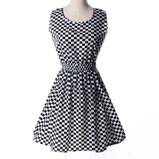 Letní šaty ve stylu retro - 8, XXL