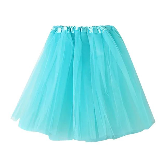 Tylová sukně dámská | Tutu sukně - Světle modrá