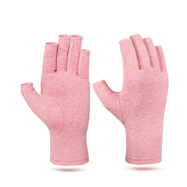 Kompresní rukavice pro úlevu od bolesti kloubů - Pink, L