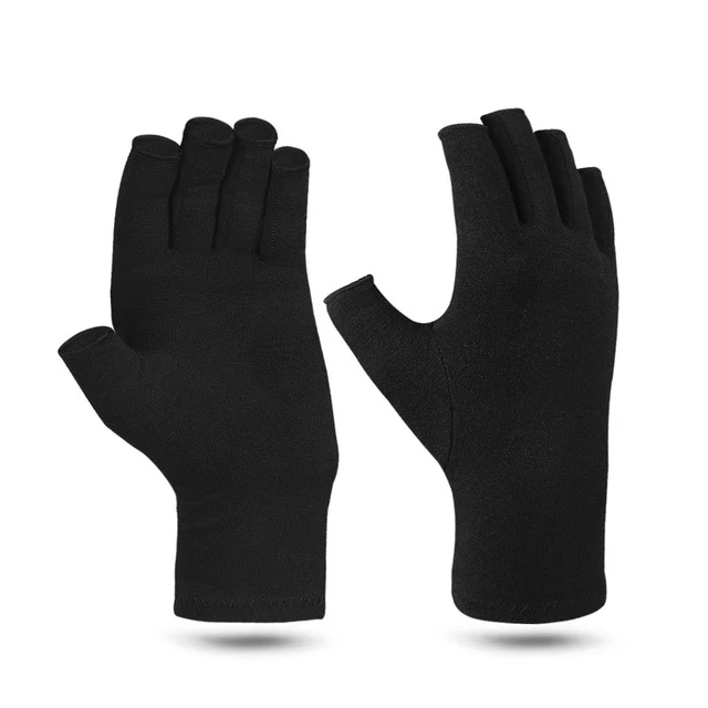 Kompresní rukavice pro úlevu od bolesti kloubů - Černá, L