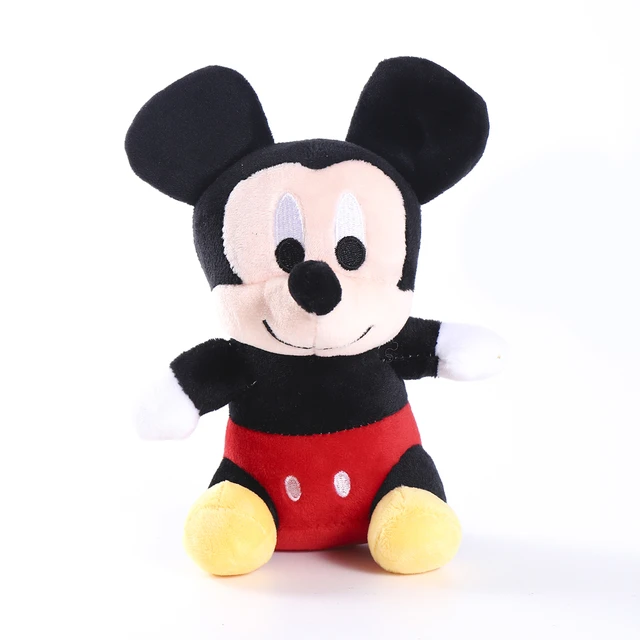 Mickey a Minnie plyšové panenky pro děti jako vánoční dárek - Mickey, 18 cm