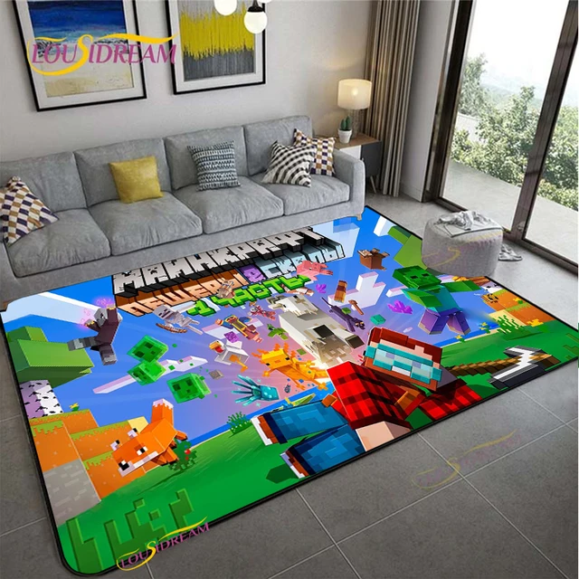 Koberec s motivy Minecraft | nejen do dětského pokoje - 18, 60 x 90 cm