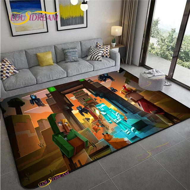 Koberec s motivy Minecraft | nejen do dětského pokoje - 21, 160 x 230 cm
