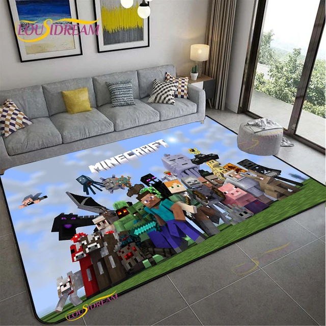 Koberec s motivy Minecraft | nejen do dětského pokoje - 22, 80 x 120 cm