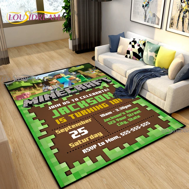 Koberec s motivy Minecraft | nejen do dětského pokoje - 29, 160 x 230 cm
