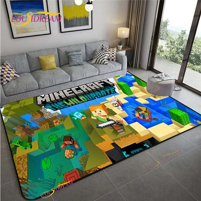 Koberec s motivy Minecraft | nejen do dětského pokoje - 4, 60 x 90 cm