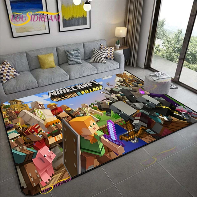 Koberec s motivy Minecraft | nejen do dětského pokoje - 6, 80 x 120 cm