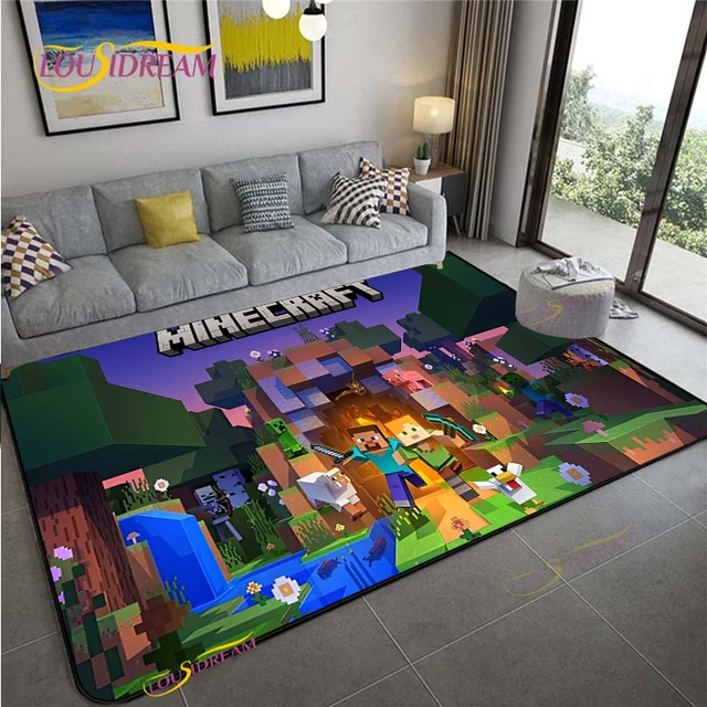 Koberec s motivy Minecraft | nejen do dětského pokoje - 7, 60 x 90 cm