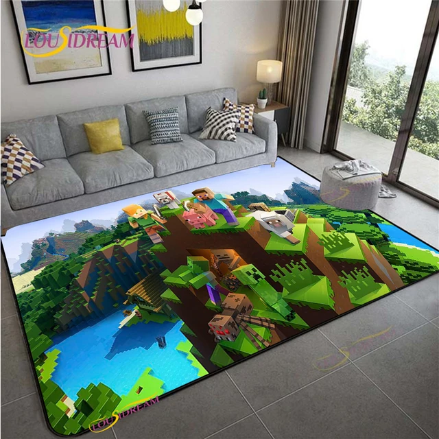 Koberec s motivy Minecraft | nejen do dětského pokoje - 10, 60 x 90 cm