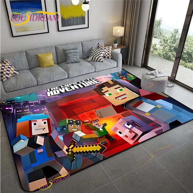 Koberec s motivy Minecraft | nejen do dětského pokoje - 1, 160 x 230 cm
