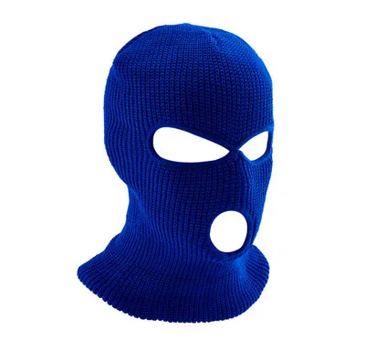 Armádní lyžařská maska zimní čepice motocyklová přilba - Tmavě modrá