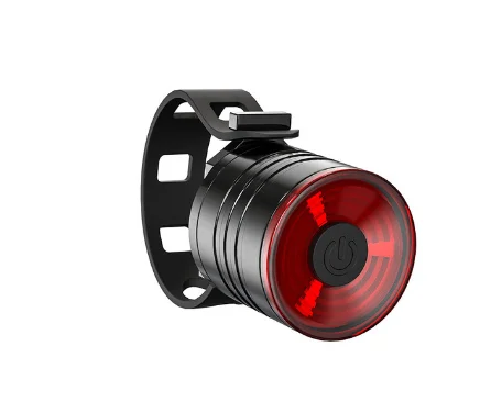 Retro přední světlo na kolo se třemi LED - Červené